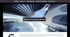 Desktop Screenshot of gunzerelectric.com
